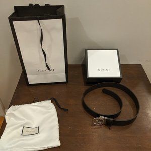 Brand New Men's Reversible Gucci Signature Belt